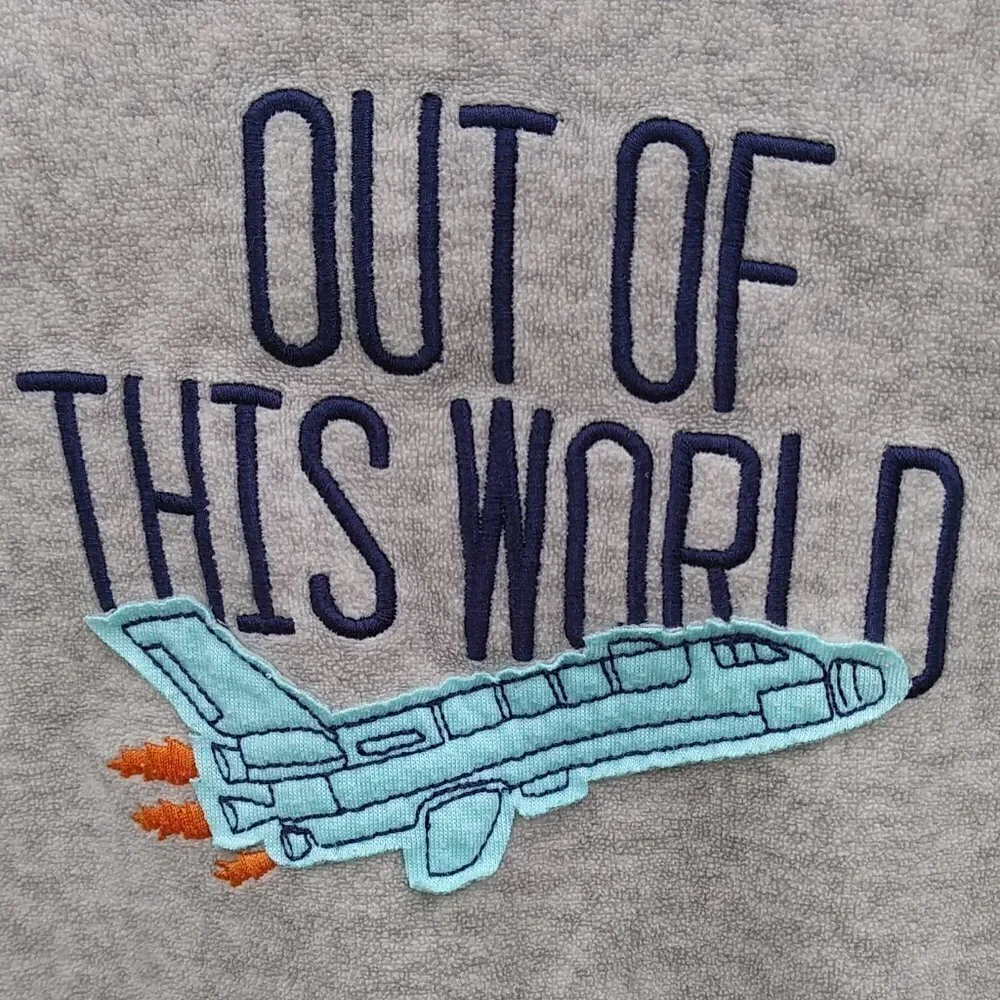 Boy's Carter's Out Of This World Fleece Long Sleeve Shirt - 6
